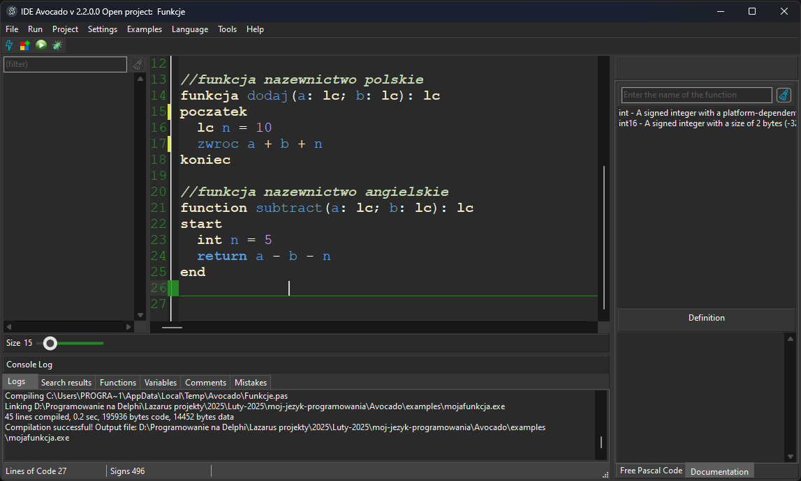 Polish programming language