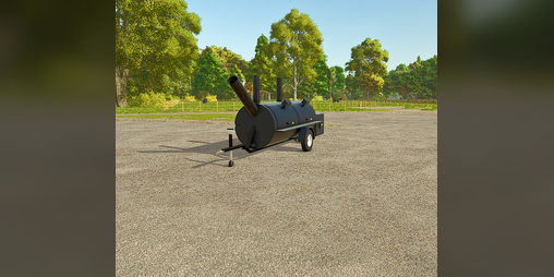 Cover image for FS25 - Custom BBQ Pit Trailer