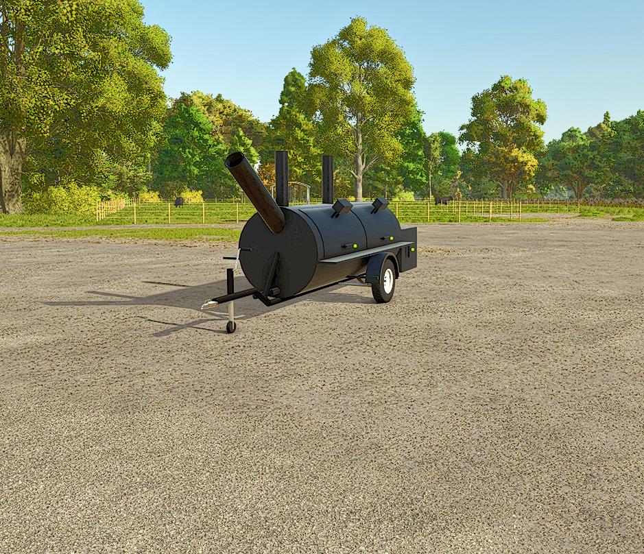 Cover image for FS25 - Custom BBQ Pit Trailer