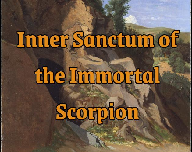 Cover image for Inner Sanctum of the Immortal Scorpion