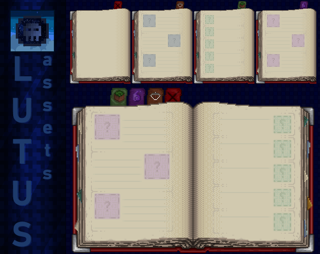 Journal Interface (Book-Menu/240x150) by lutus_assets