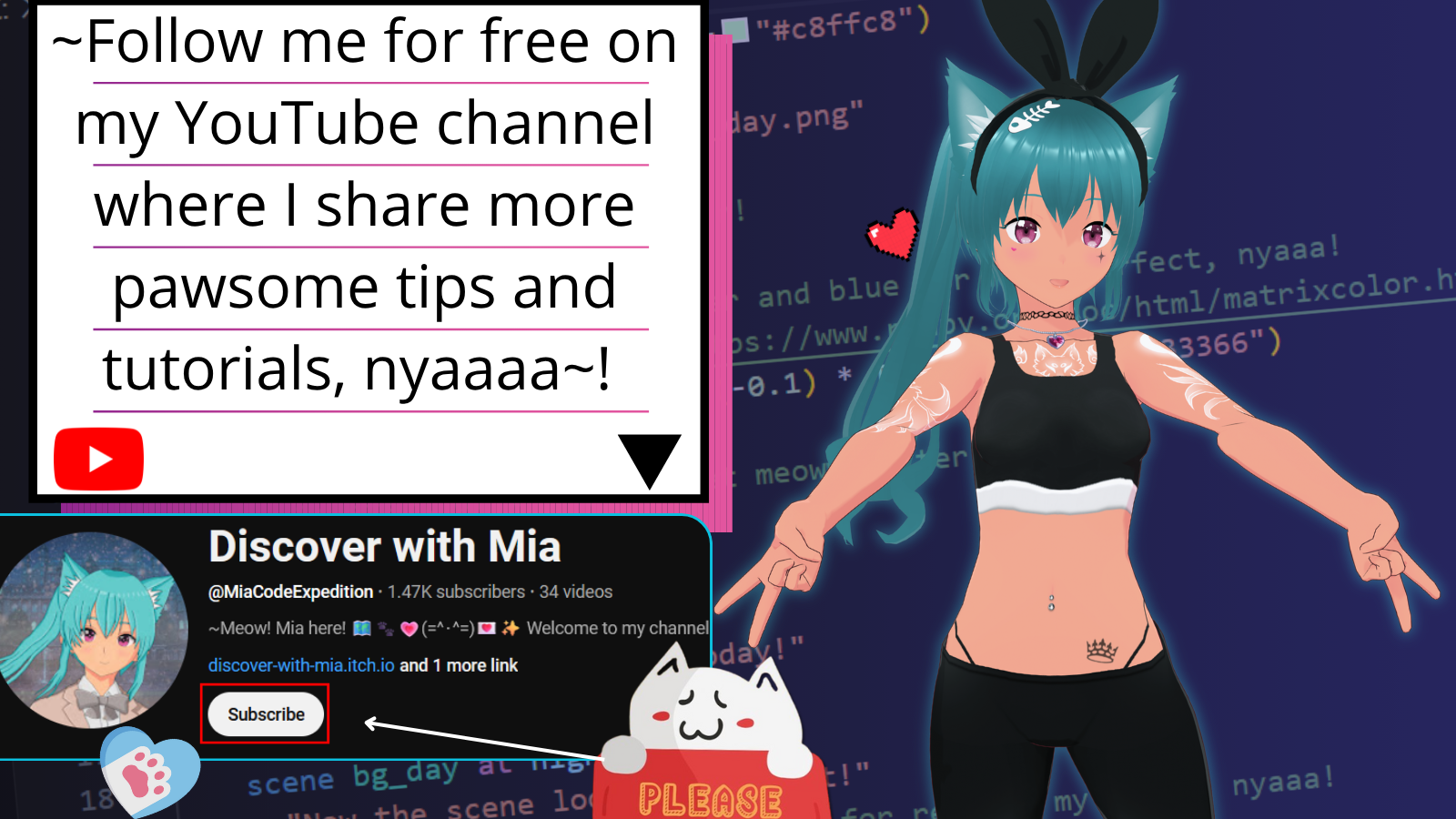 Ren'Py MatrixColor Tutorial – Night Filter Effect for Visual Novels – Follow Me at Discover with Mia for More