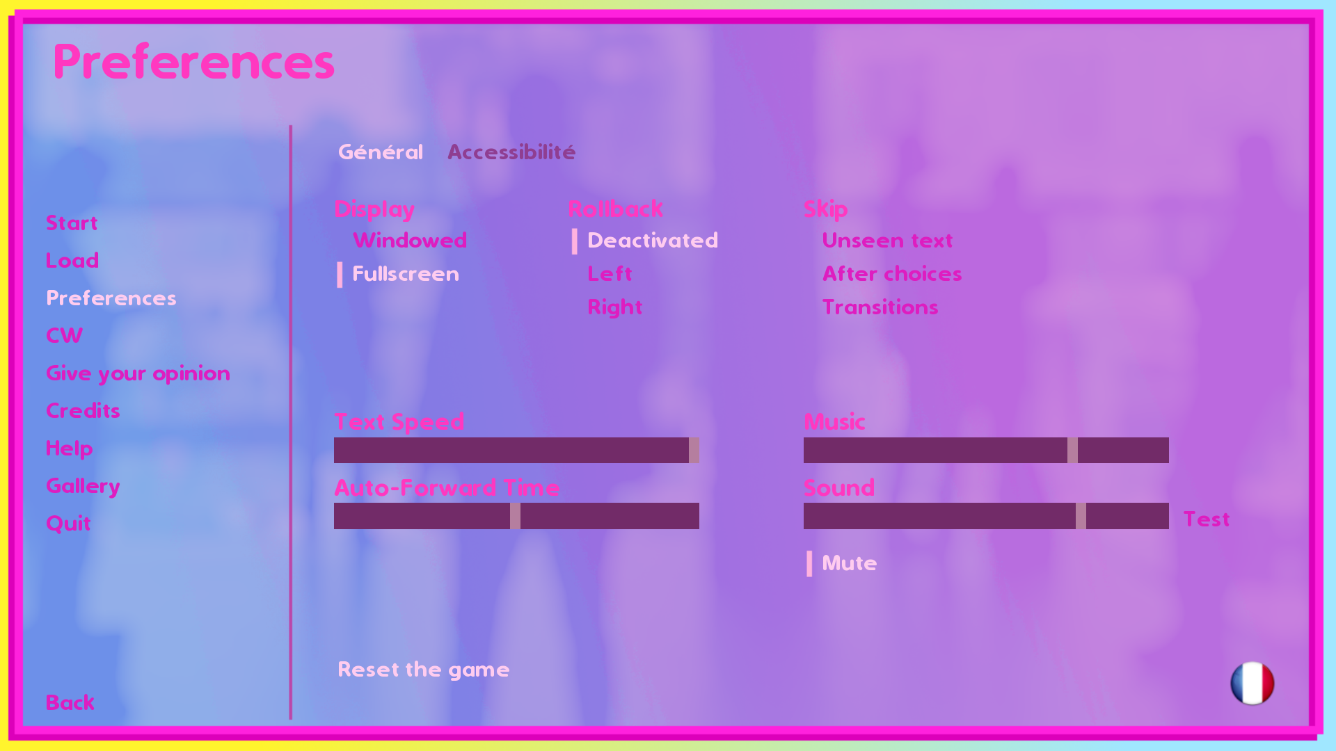 How to improve a Ren'Py visual novel's accessibility - Love Tryouts by ...