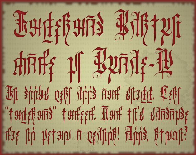 Infernal Script Font by Space-G