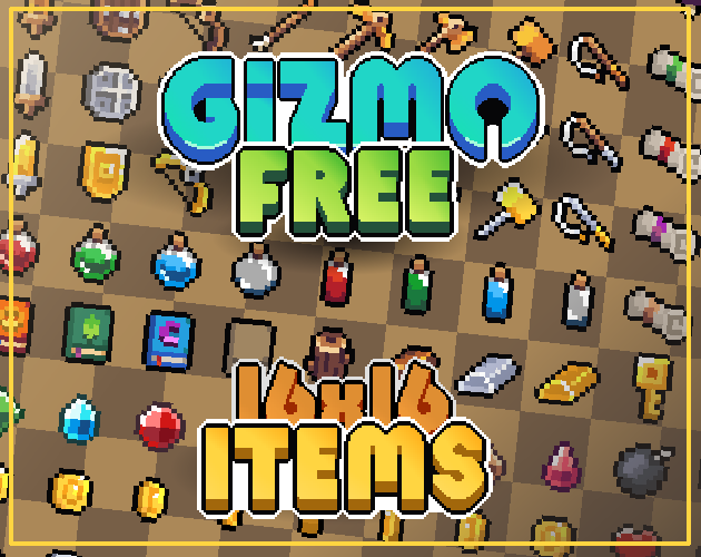 Gizmo Pixel Art - FREE 16 x16 items pack by lhthhh
