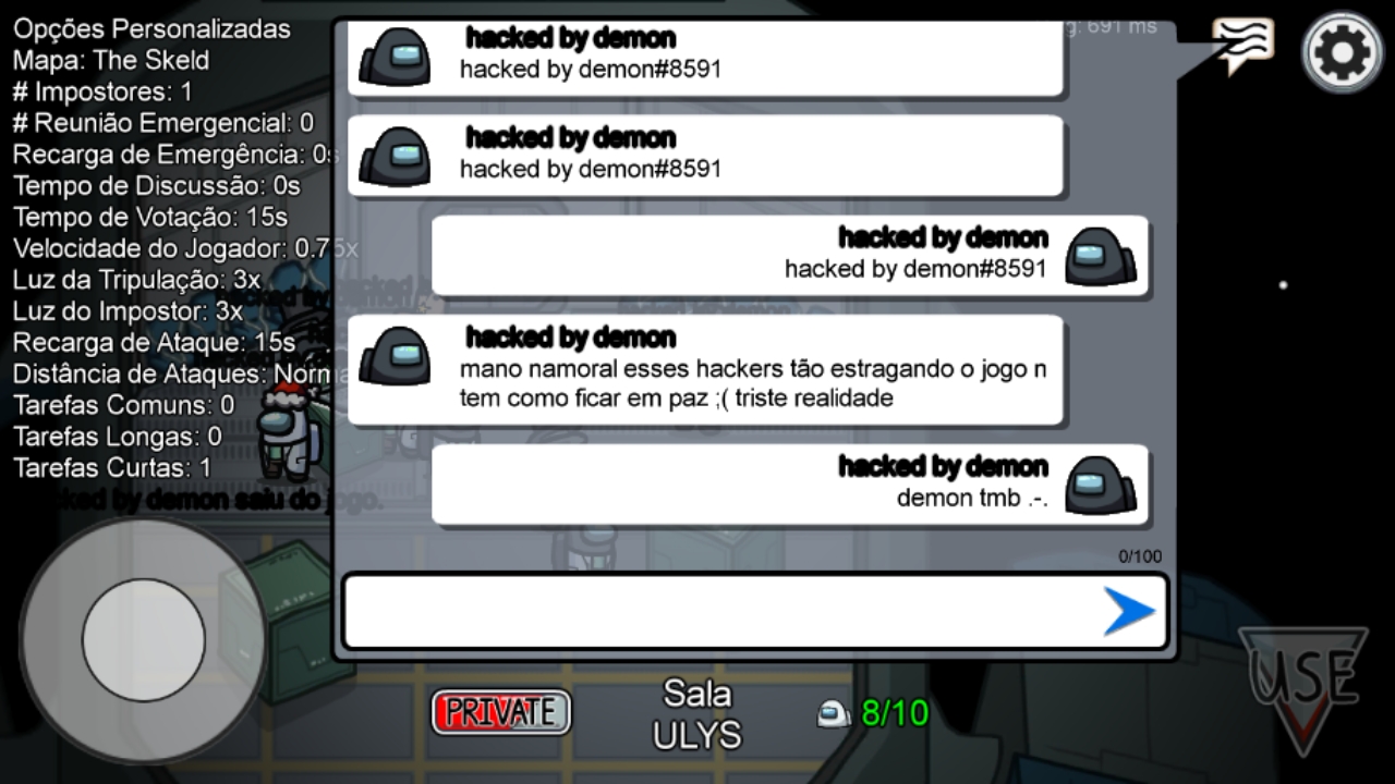 A hacker joined,and killed all of us in the lobby : r/AmongUs