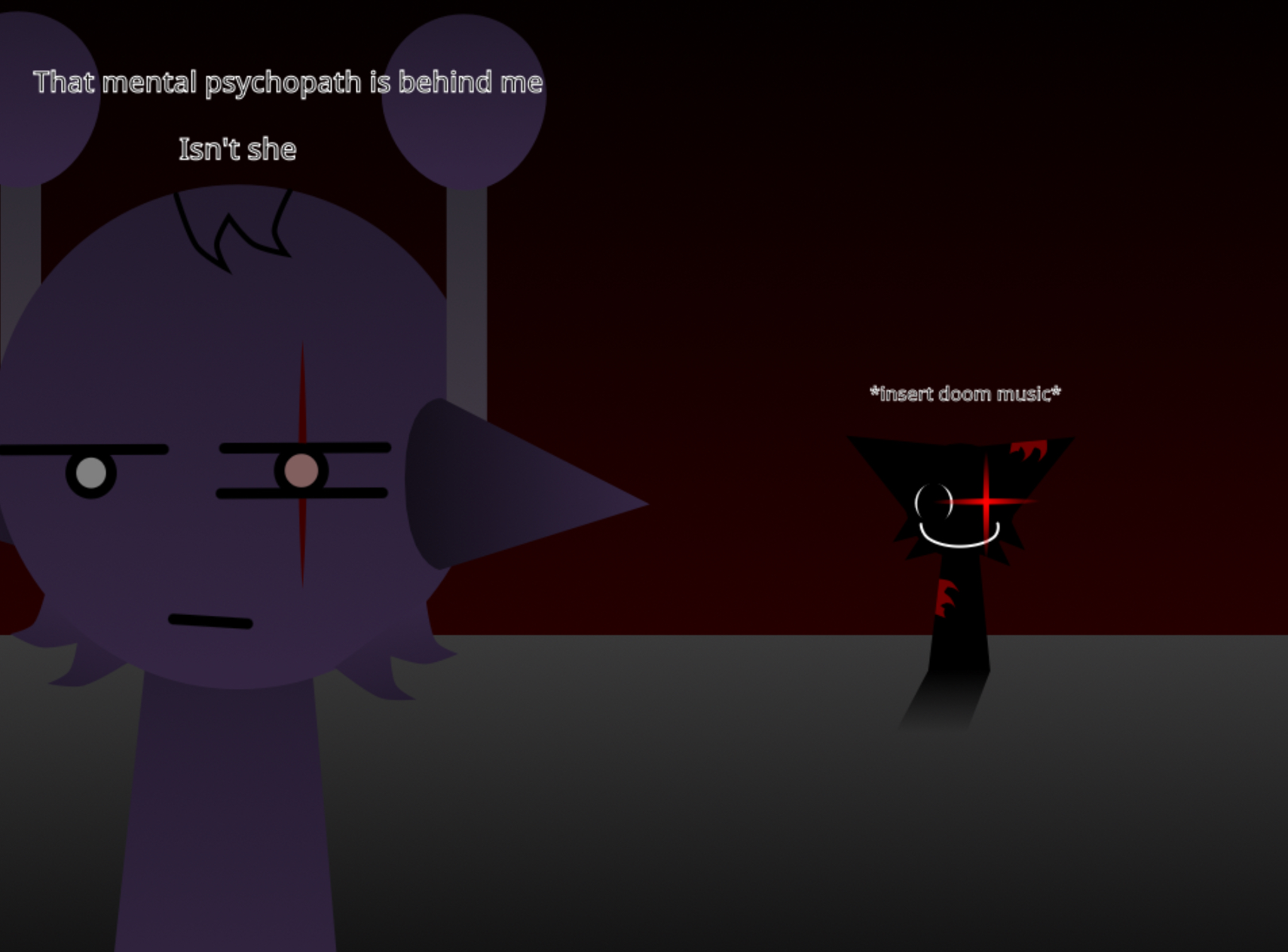 My oc gotta be hunted down by Wenda :/