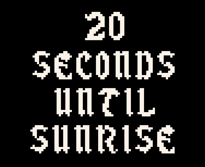Cover image for 20 Seconds Until Sunrise