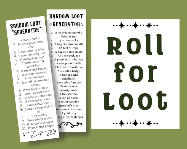 Cover image for Roll For Loot