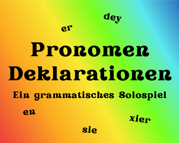Cover image for PronomenDeklarationen