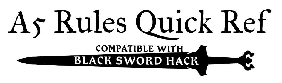 Black Sword Hack A5 Quick Ref
