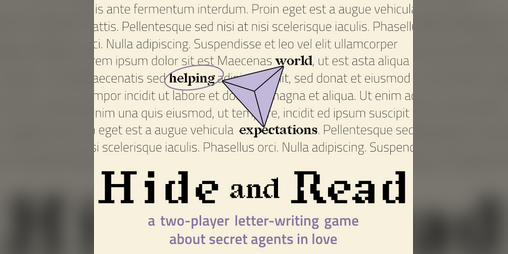 Cover image for hide and read