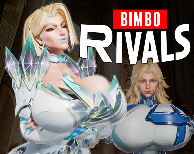Cover art for Bimbo Rivals, an adult visual novel by TurboMilfs Dev