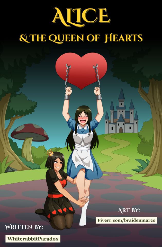 Alice & The Queen Of Hearts by TheWhiteRabbitParadox