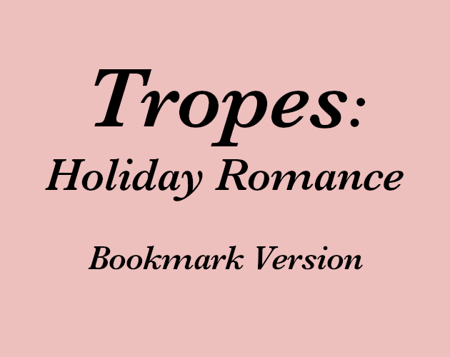 Tropes: Holiday Romance Bookmark