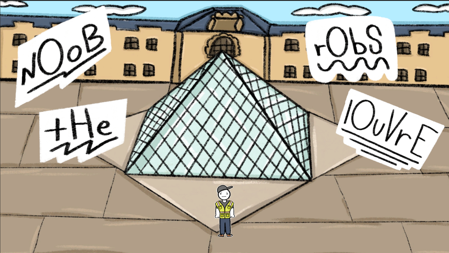 Cover image for nOoB rObS tHe lOuVrE! - Taylor Bertman Final Project