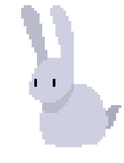 Cute Rabbit Sprite Bunny Sprite-Sheet by HRedBird