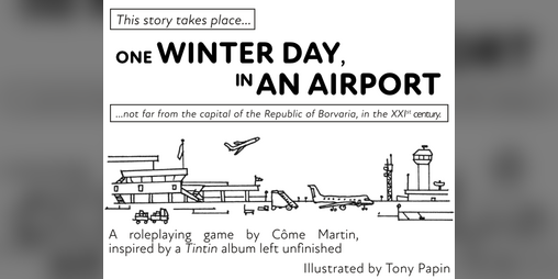 Cover image for One Winter Day, in an Airport