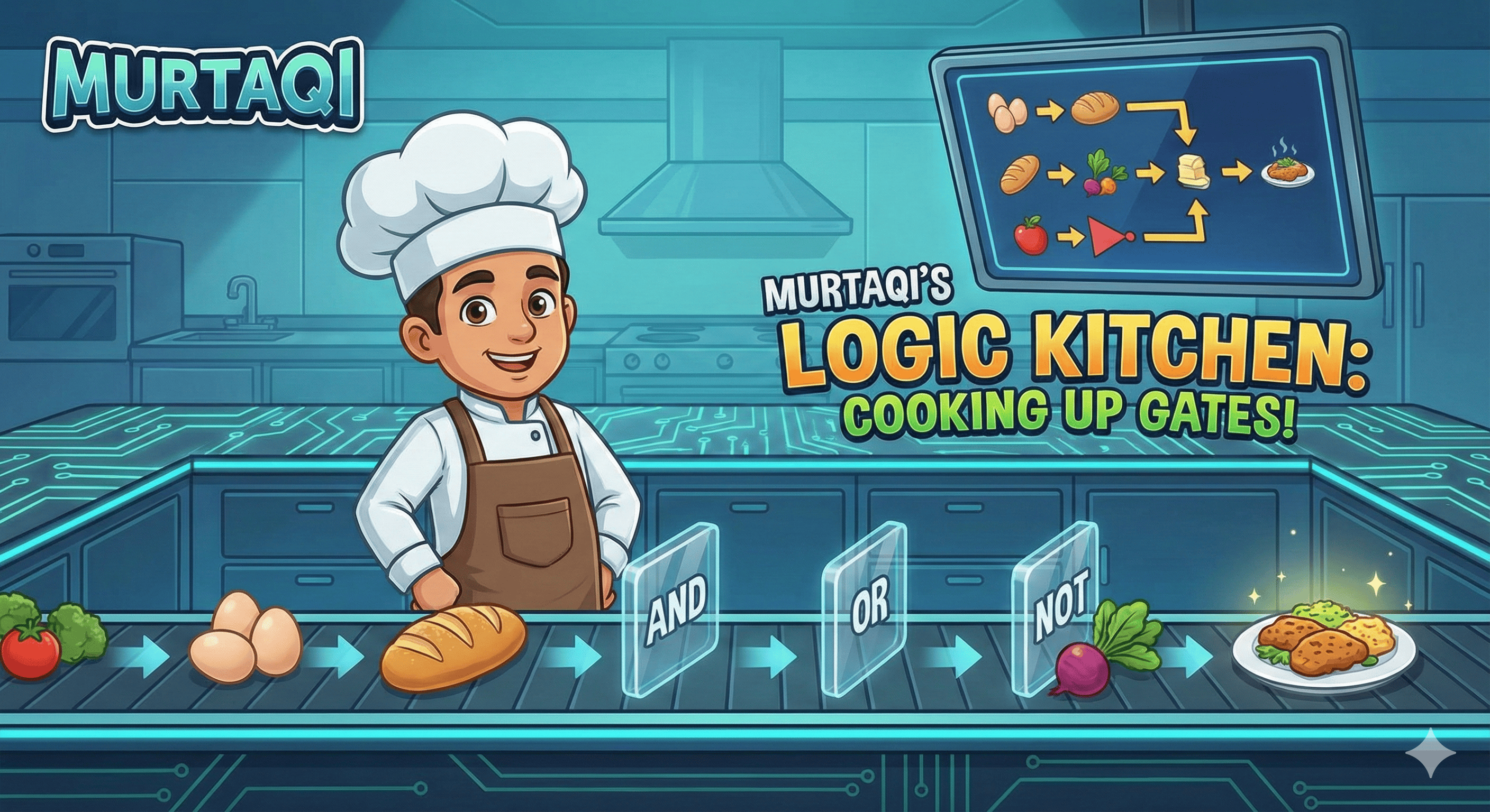 Murtaqi Logic Kitchen: Cooking up gates by Murtaqi | مُرْتَقِي