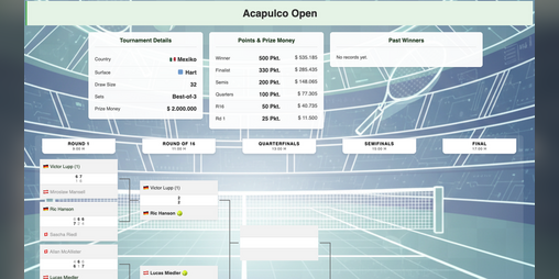 Cover image for Tennis Manager 2025 (beta)