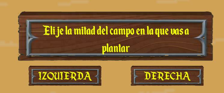 First, choose the part of your field where you are going to plant.