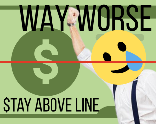 Cover image for Way Worse: Stay Above Line