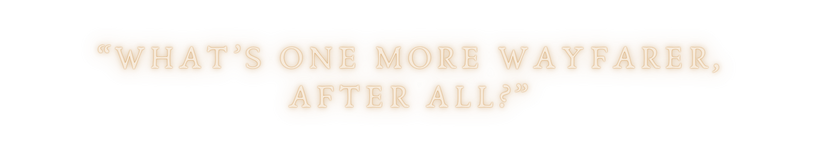 "What's one more Wayfarer, after all?"