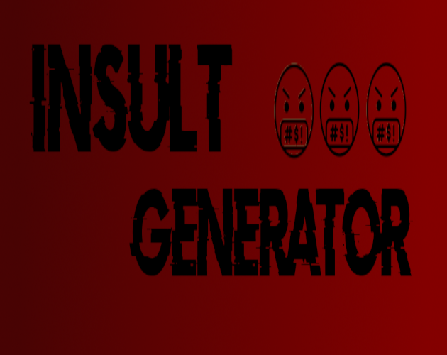 Insult Generator by HashKing
