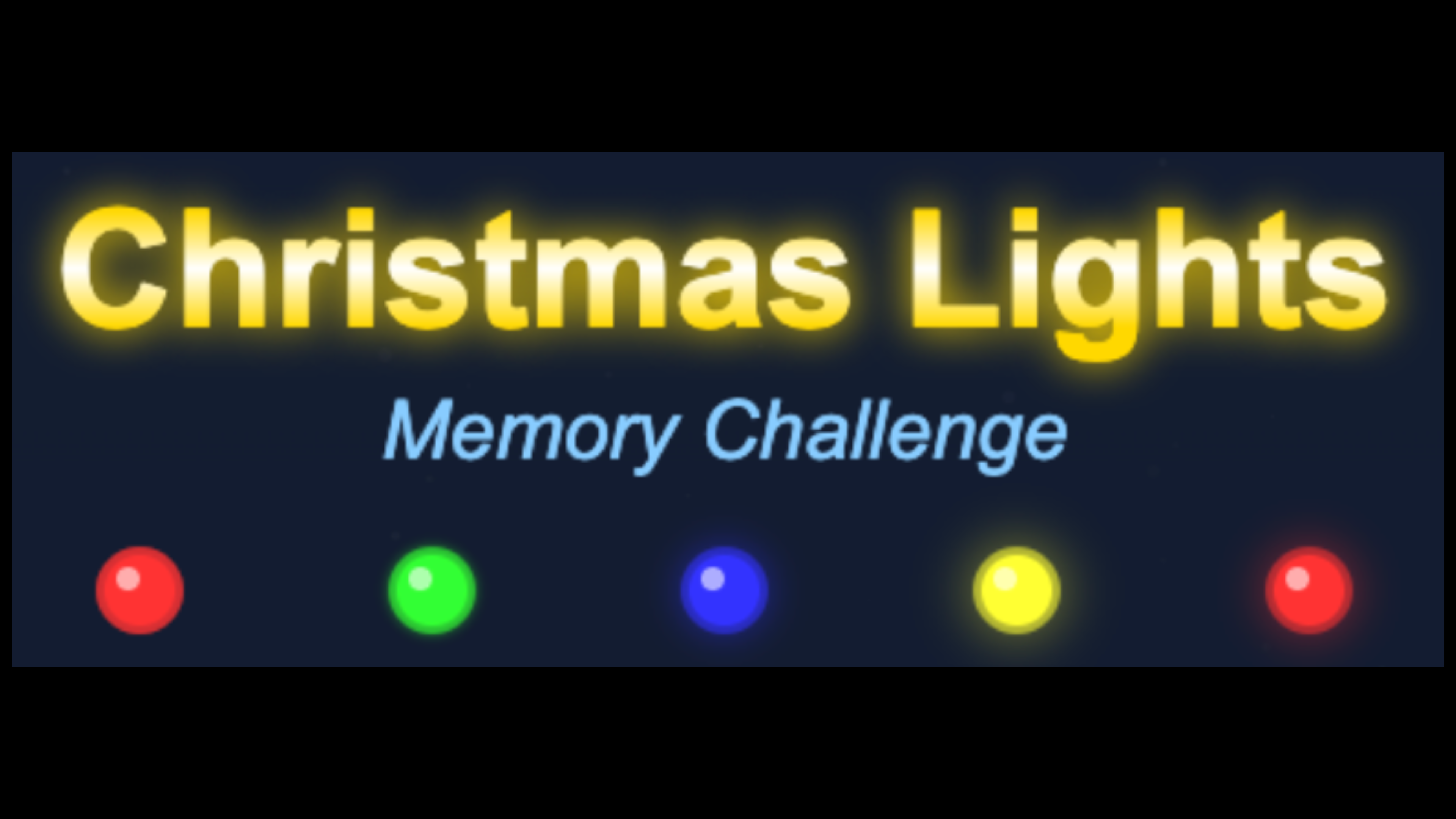 Christmas Lights Memory Challenge