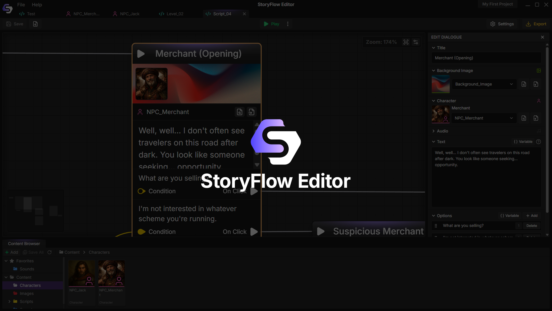 StoryFlow Editor