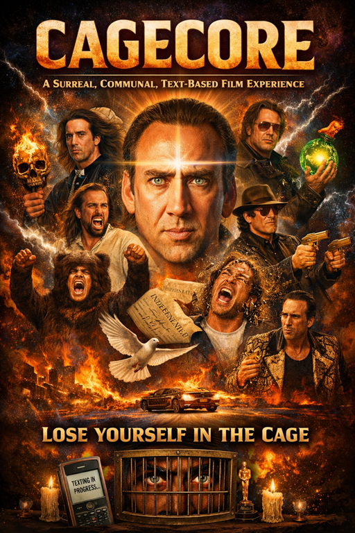 Cover image for CageCore! (A game/an experience/an activity?)