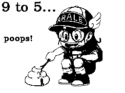 9 to 5 poops