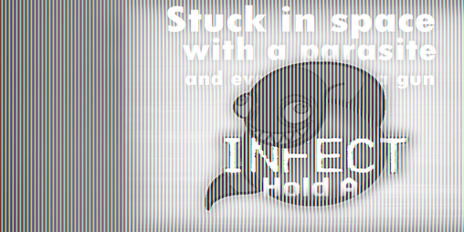 Cover image for Stuck in space with a parasite and everyone has a gun