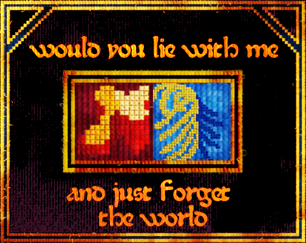 Cover image for would you lie with me and just forget the world
