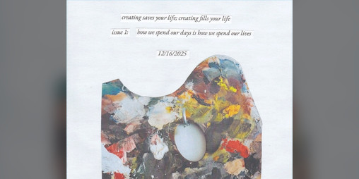 Cover image for creating saves your life; creating fills your life