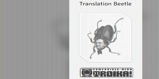 Cover image for Translation Beetle