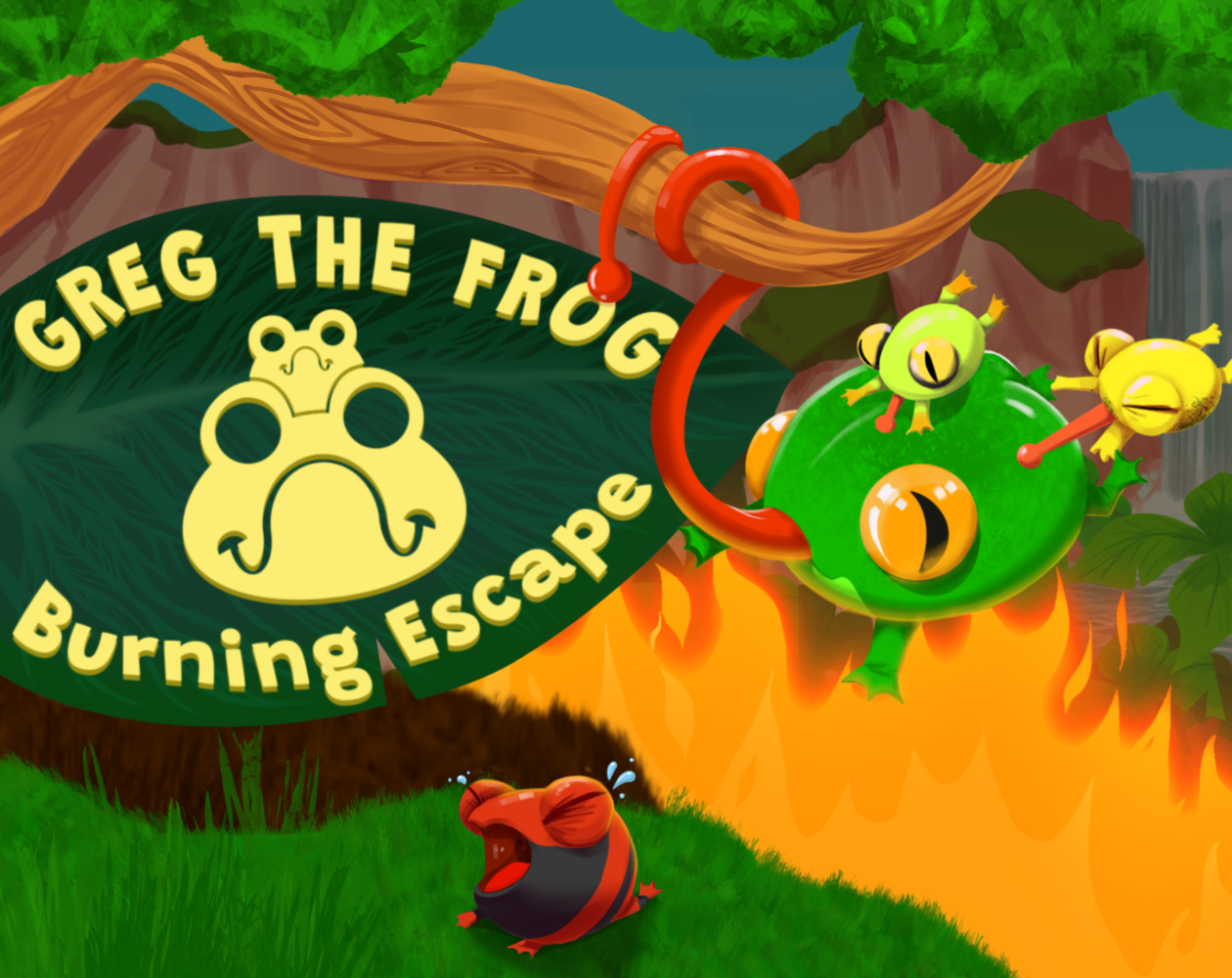 Greg the Frog: Burning Escape 🔥