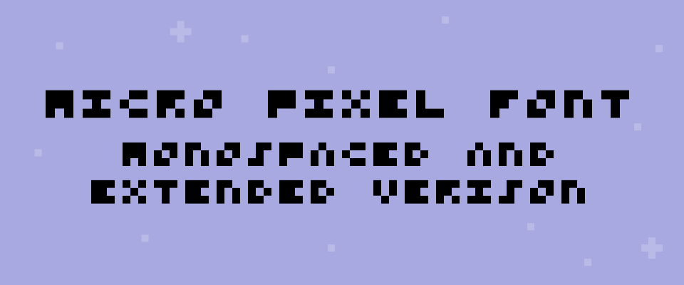 Micro Pixel - 3x3 font