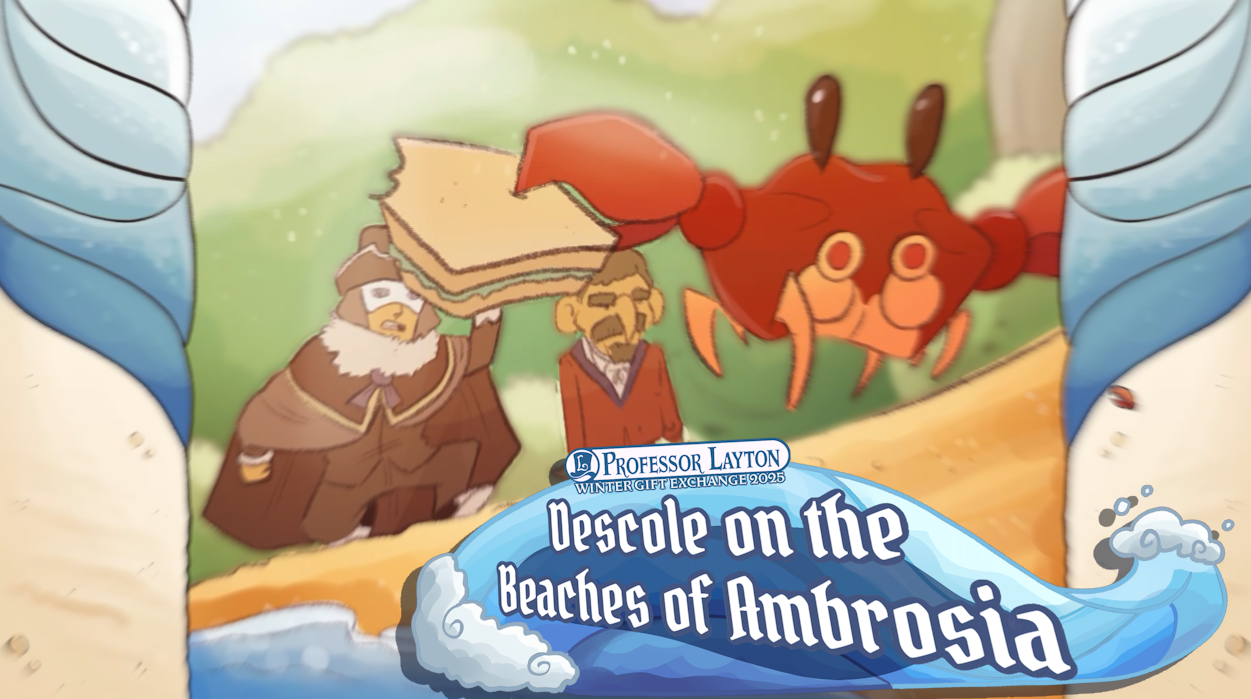 Cover image for Professor Layton Winter Gift Exchange 2025: Descole on the Beaches of Ambrosia