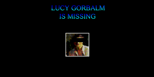 Cover image for Lucy Gorbalm is Missing