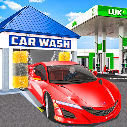 Sports Car Wash Gas Station