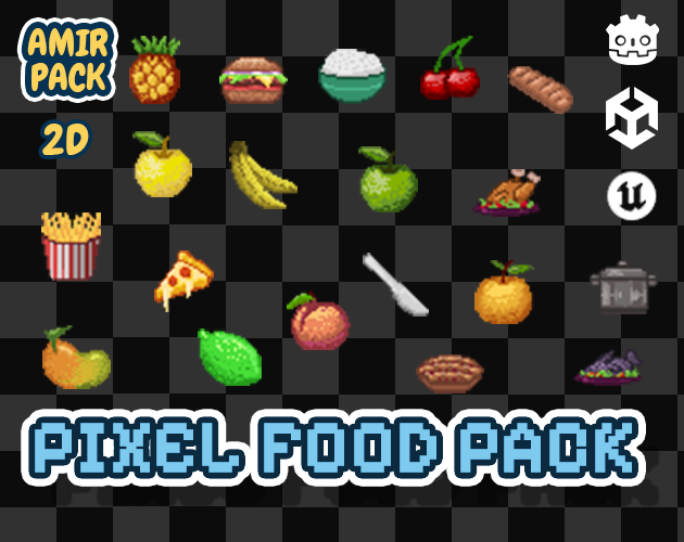 Amir - 32×32 Pixel Food Pack by Amir
