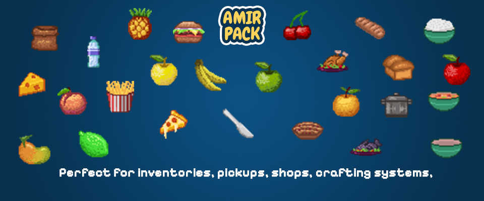 Amir - 32×32 Pixel Food Pack