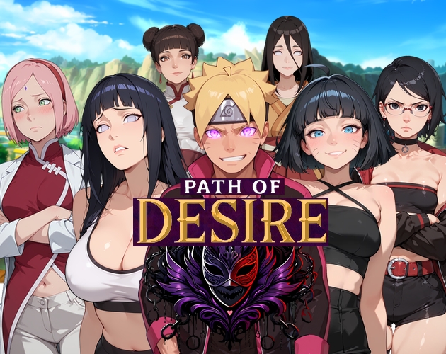 Cover art for Path of Desire: Cursed Chakra by AnbuAfterDark — adult visual novel