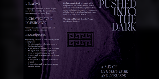 Cover image for Pushed into the dark