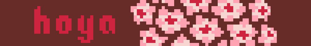 hoya! — pixel font