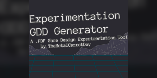 Cover image for Experimentation GDD Generator