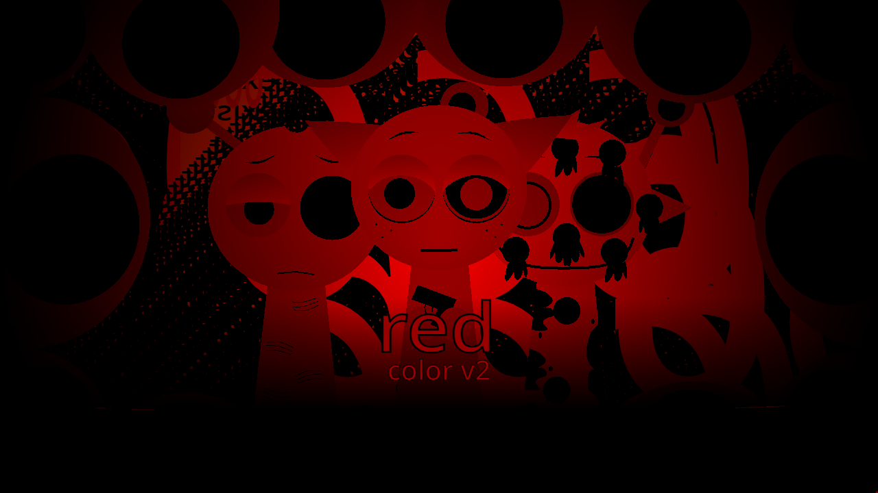 sprunki color v2:red(Discarded draft)