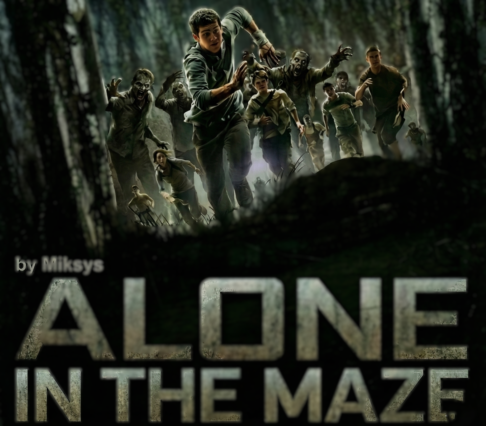 Cover image for Alone in the Maze