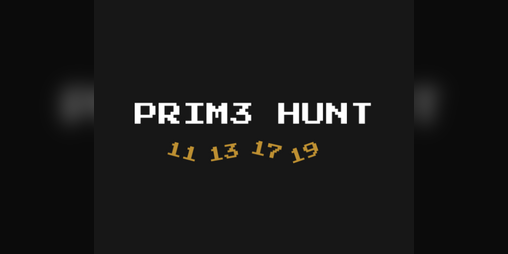 Cover image for Prim3 Hunt - Prime Hunt Game | Puzzle Strategy About Prime Numbers